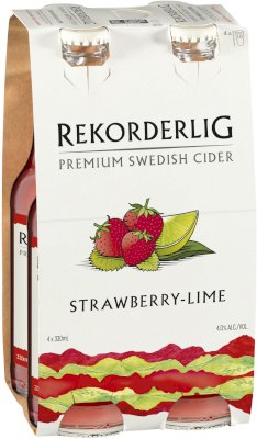 Rekorderlig Strawberry & lime 4pk