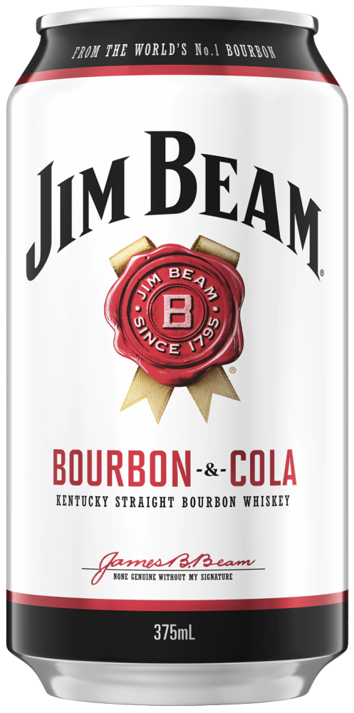 Jim Beam cola can