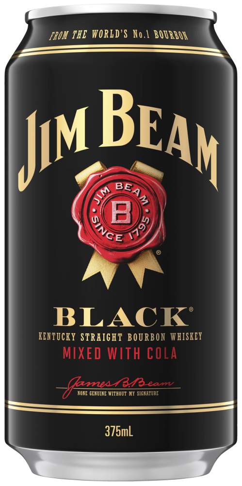 Jim Beam Black Label Cola 375ml